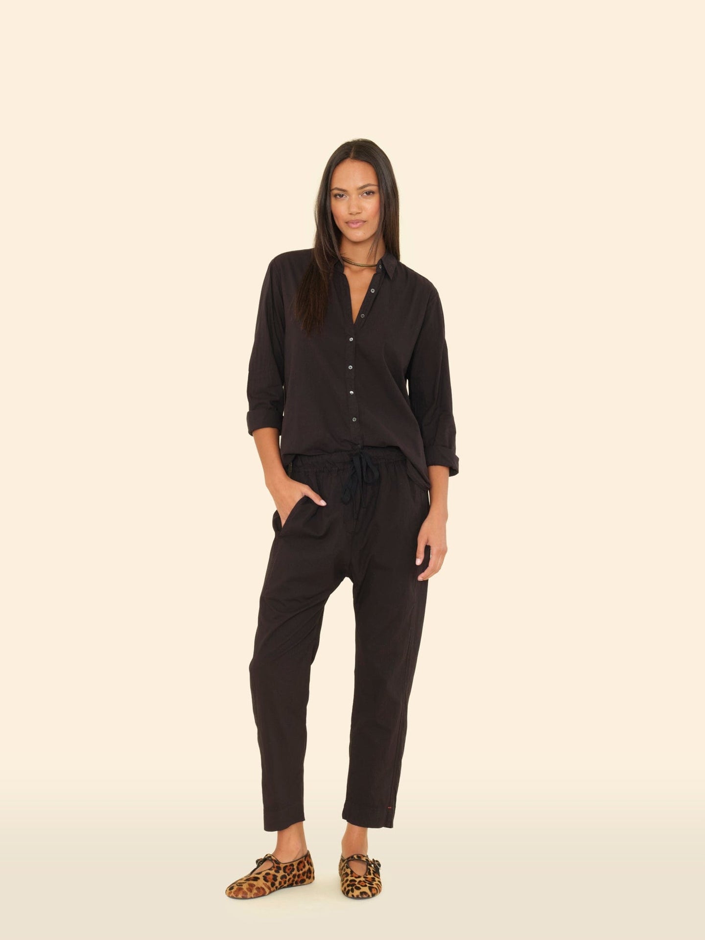 Classico Pant Black Draper Pant Black Draper Pant