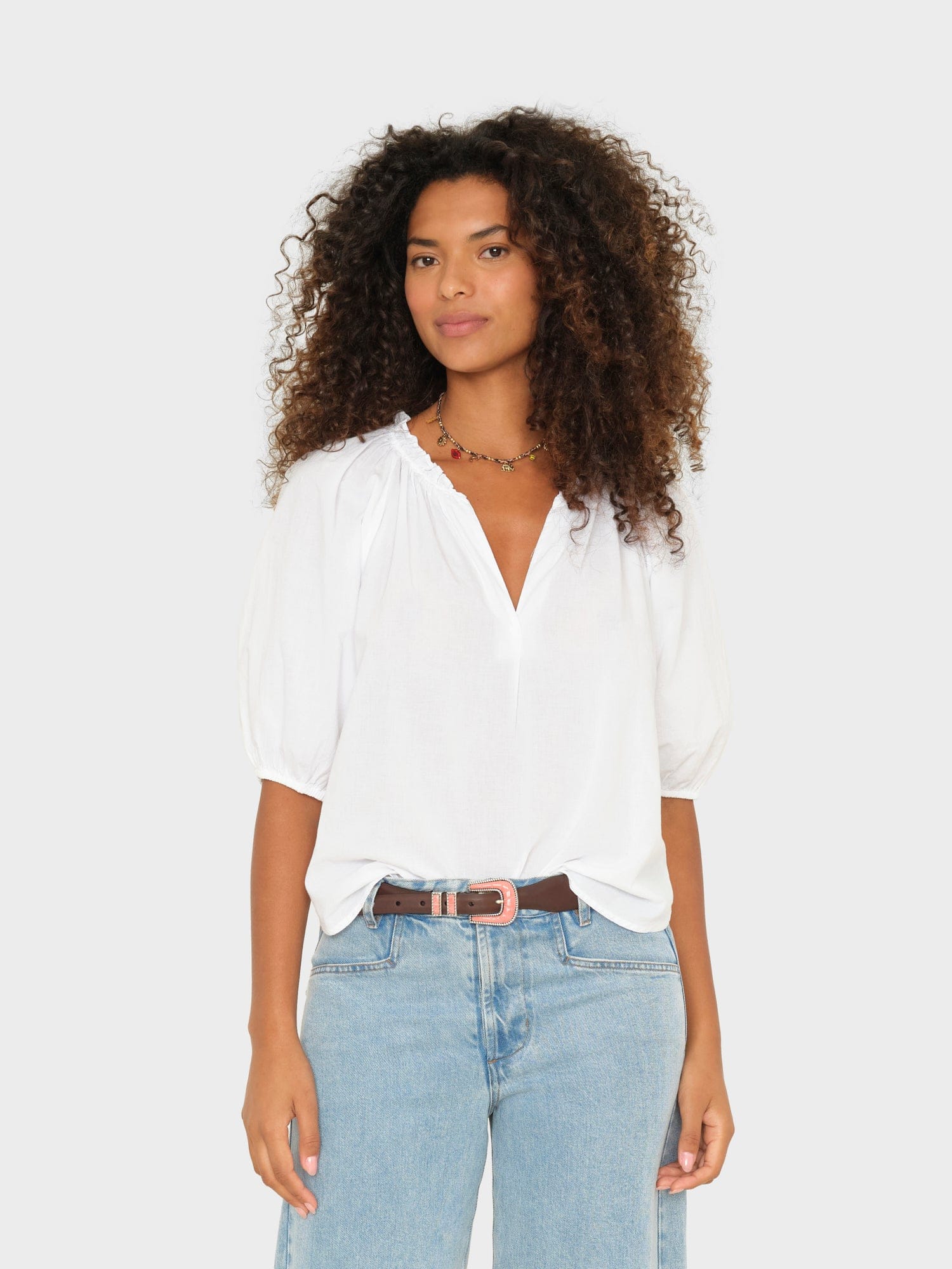 White Jules Top