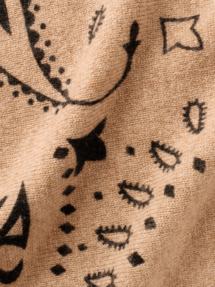 Kujten Accessory One Size / Camel Kujten Camel Hachiko Bandana K0CSH221-OS-CAM Kujten Camel Hachiko Bandana