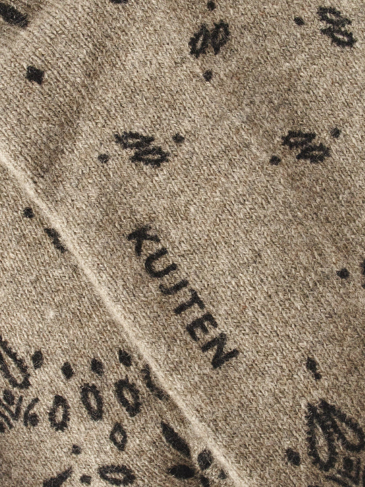 Kujten Socks One Size / Marl Khaki Kujten Marl Khaki Sig Bandana Socks K0CSH951-OS-MRKH Kujten Marl Khaki Sig Bandana Socks