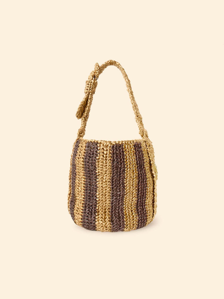 Maria La Rosa Handbag One Size / Black Maria La Rosa Black Cheyenne Mini Bucket Bag M0CMB131-OS-BLK Maria La Rosa Black Cheyenne Mini Bucket Bag