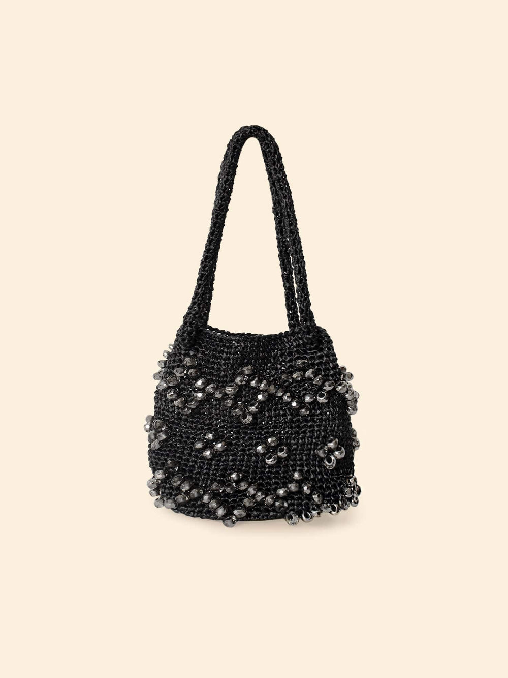 Maria La Rosa Handbag One Size / Black Maria La Rosa Black La Gemmé Mini Bucket Bag M0LGB220-OS-BLK Maria La Rosa Black La Gemmé Mini Bucket Bag