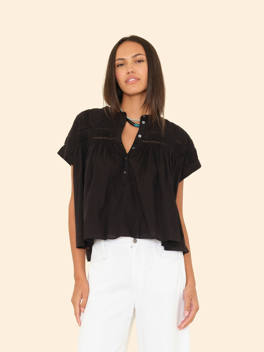 X2403 Top Black Louelle Top Black Louelle Top