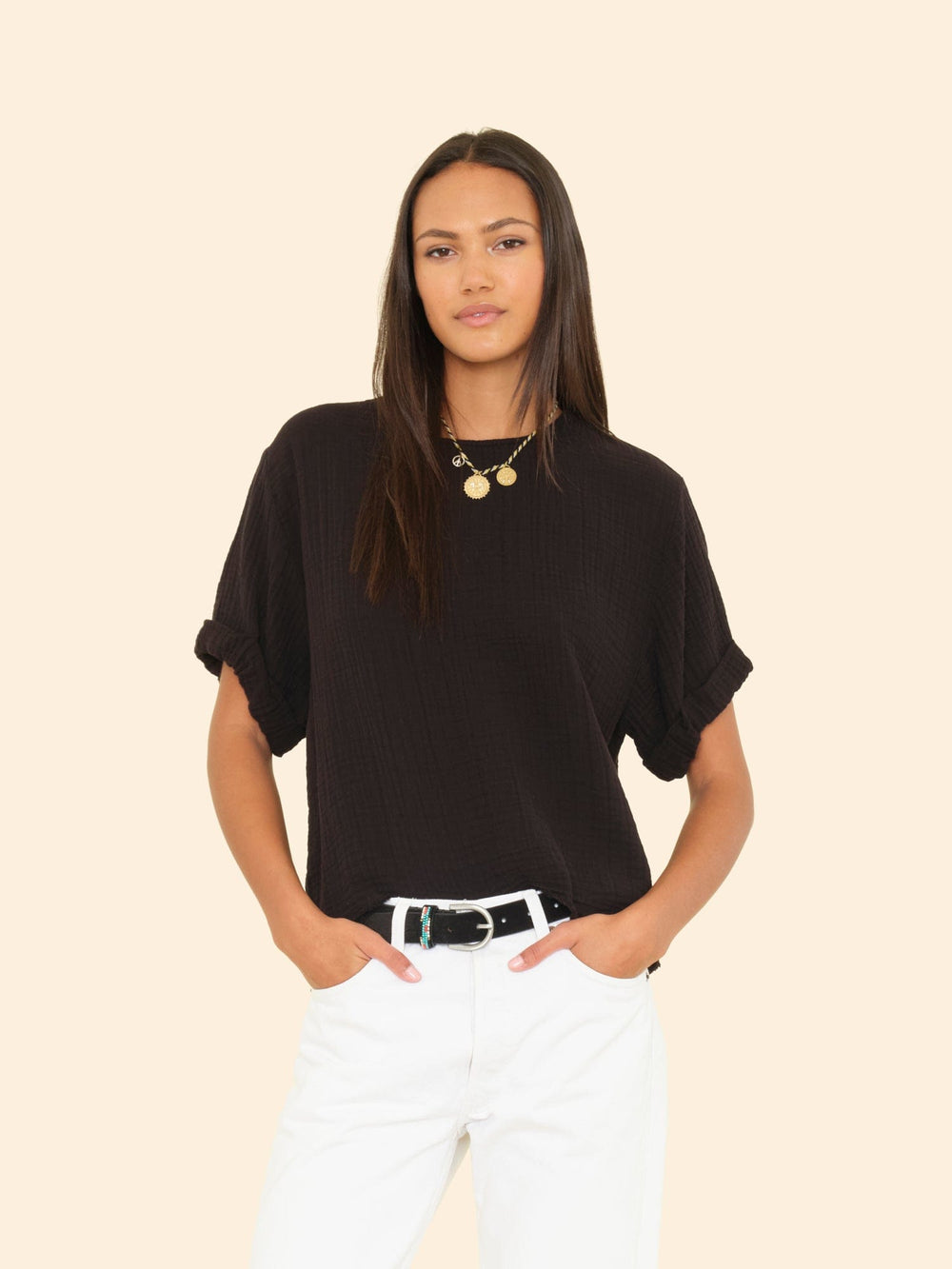 X2408 Top Black Carson Top Black Carson Top