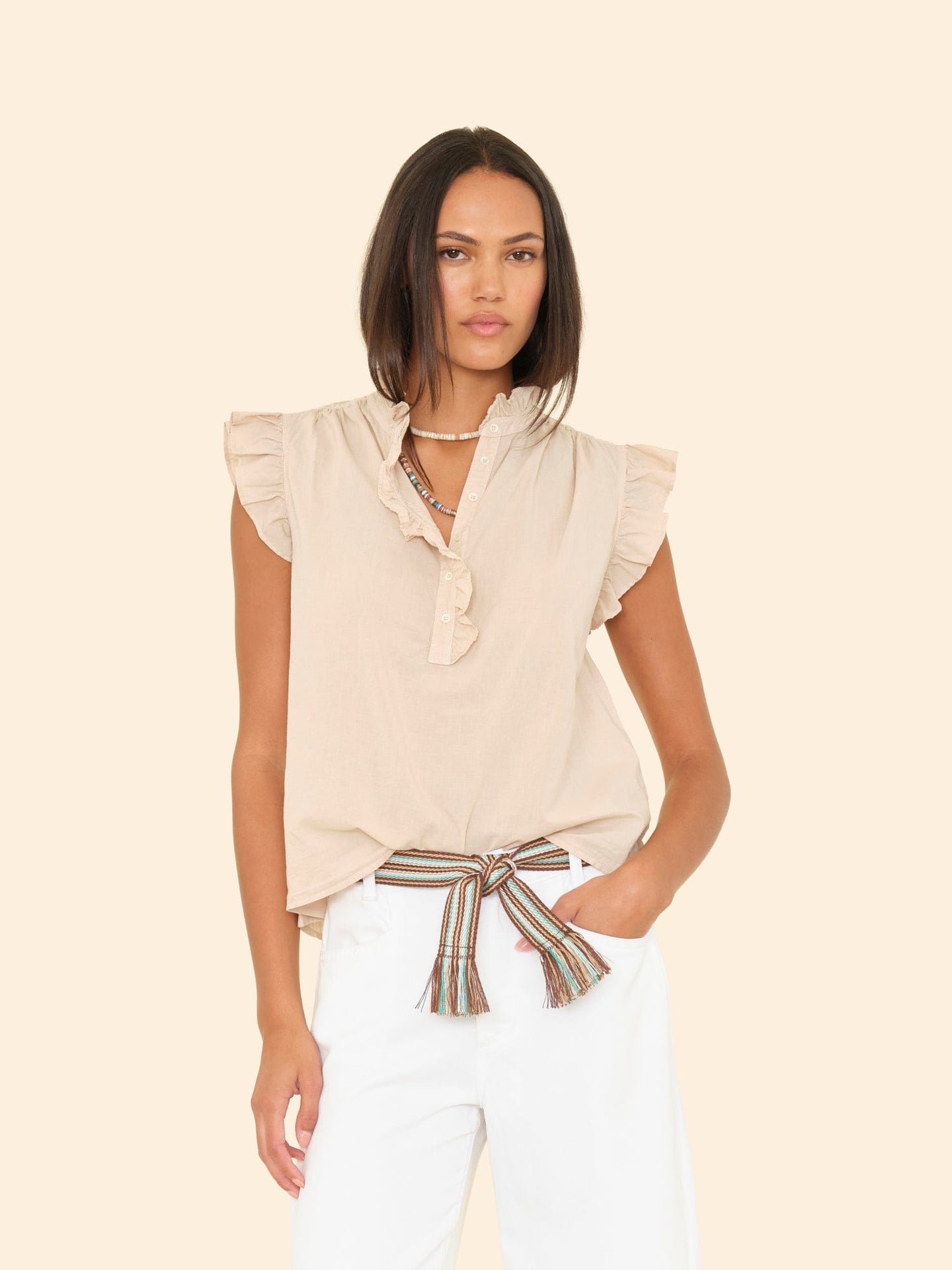 X2502 Top Parchment Brenna Top Parchment Brenna Top