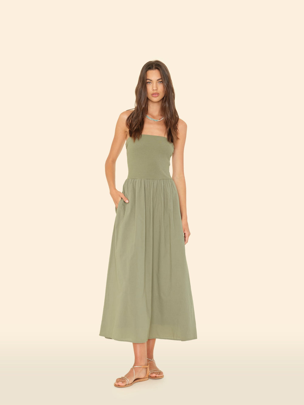 X2503 Dress Dark Seagrass Finnian Dress Dark Seagrass Finnian Dress