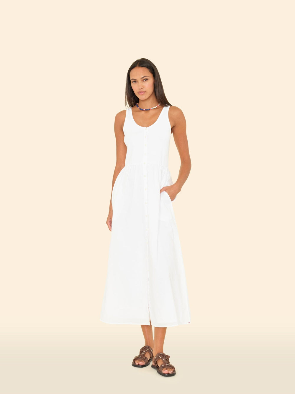 X2503 Dress White Fenix Dress White Fenix Dress
