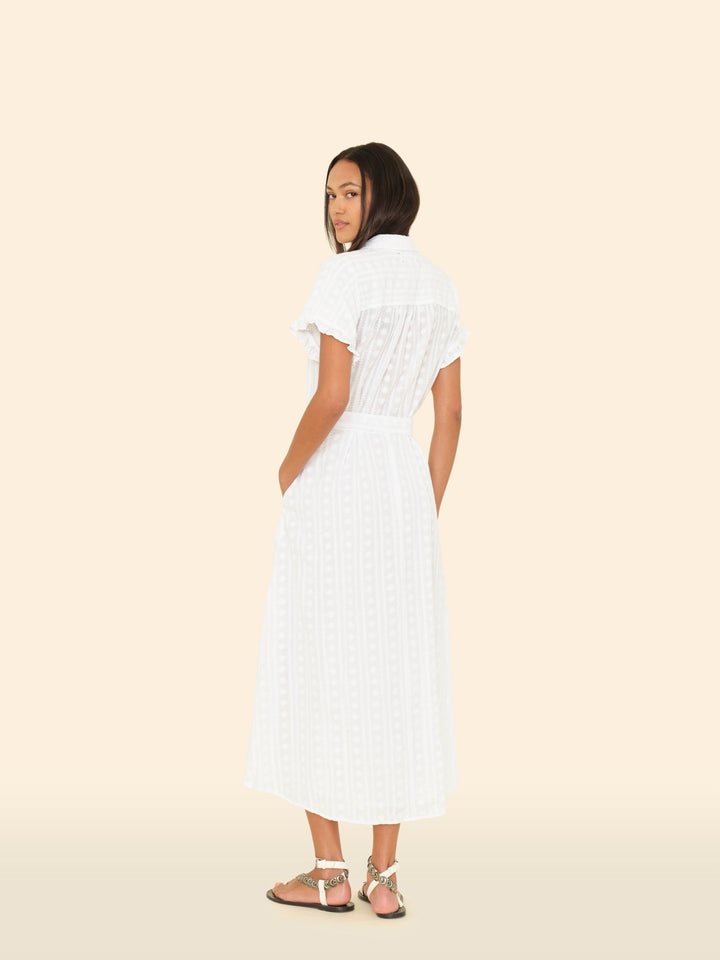 X2503 Dress White Naya Embroidered Dress White Naya Embroidered Dress