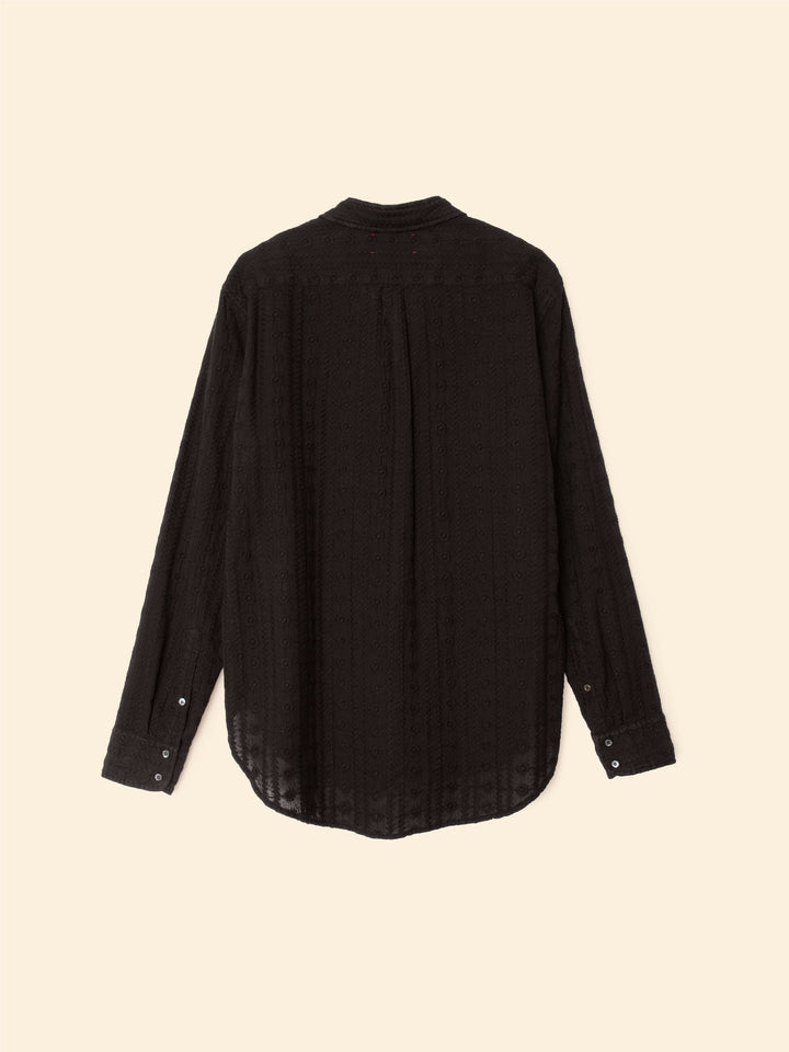 X2503 Shirt Black Beau Embroidered Shirt Black Beau Embroidered Shirt