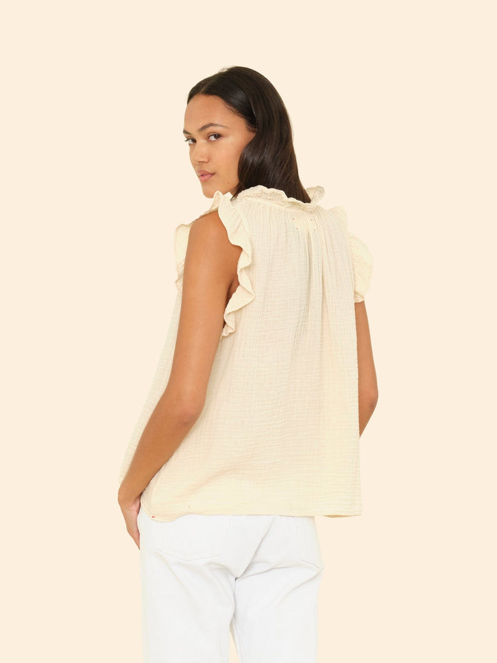 X2503 Top Oysterette Bex Gauze Top Oysterette Bex Gauze Top