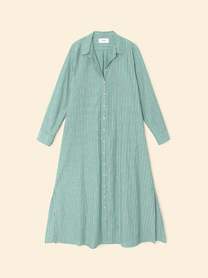 X2505 Dress Cilantro Stripe Boden Dress Cilantro Stripe Boden Dress