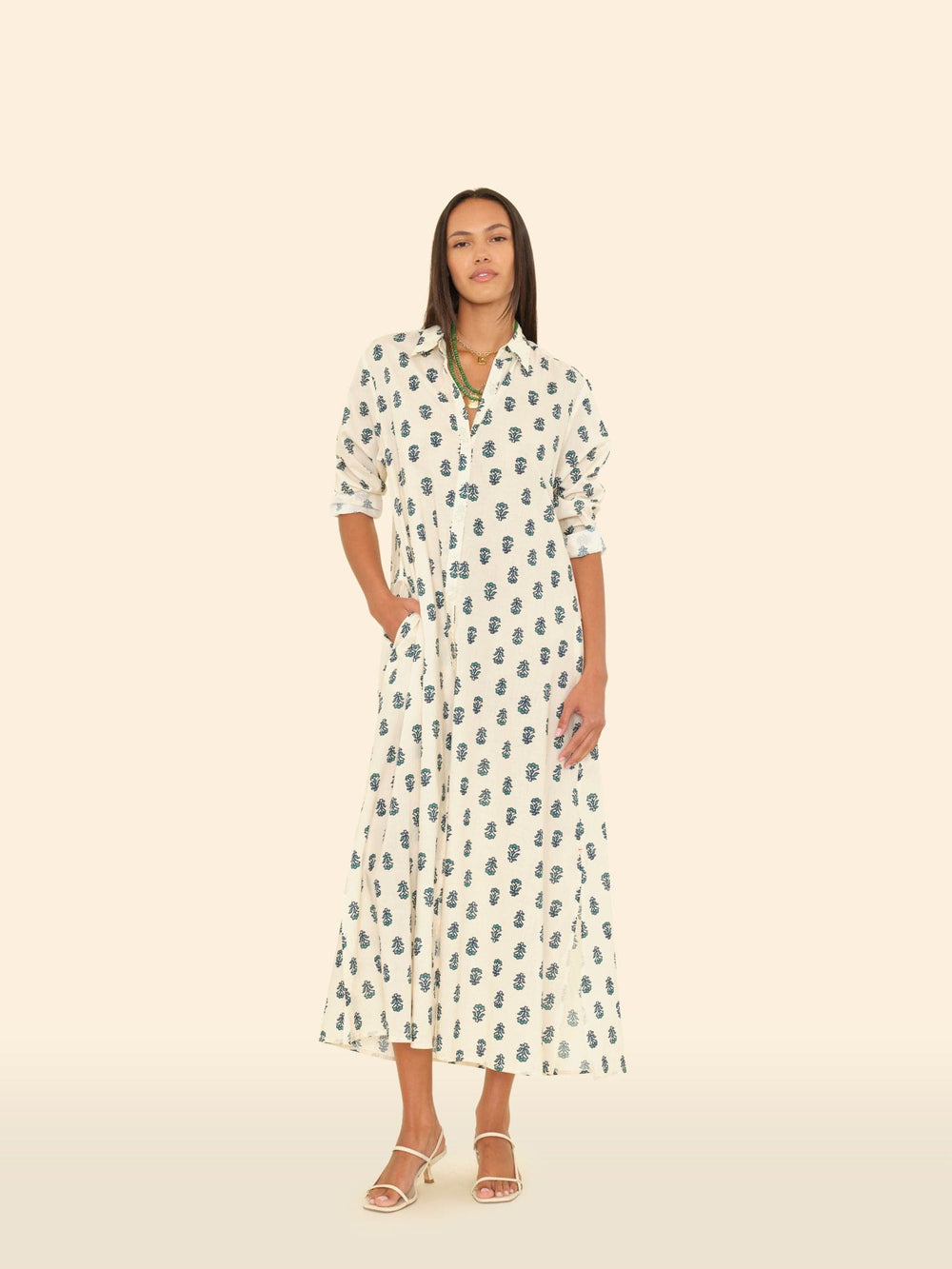 X2505 Dress Clover Stamp Boden Dress Clover Stamp Boden Dress