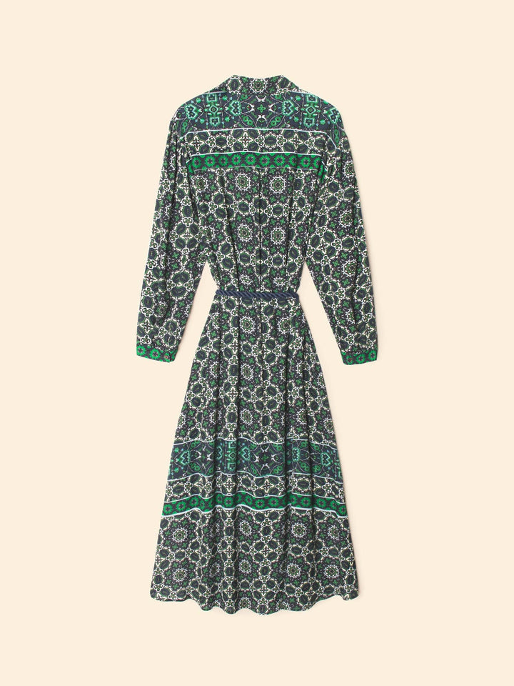 X2505 Dress Navy Tile Annabelle Dress Navy Tile Annabelle Dress