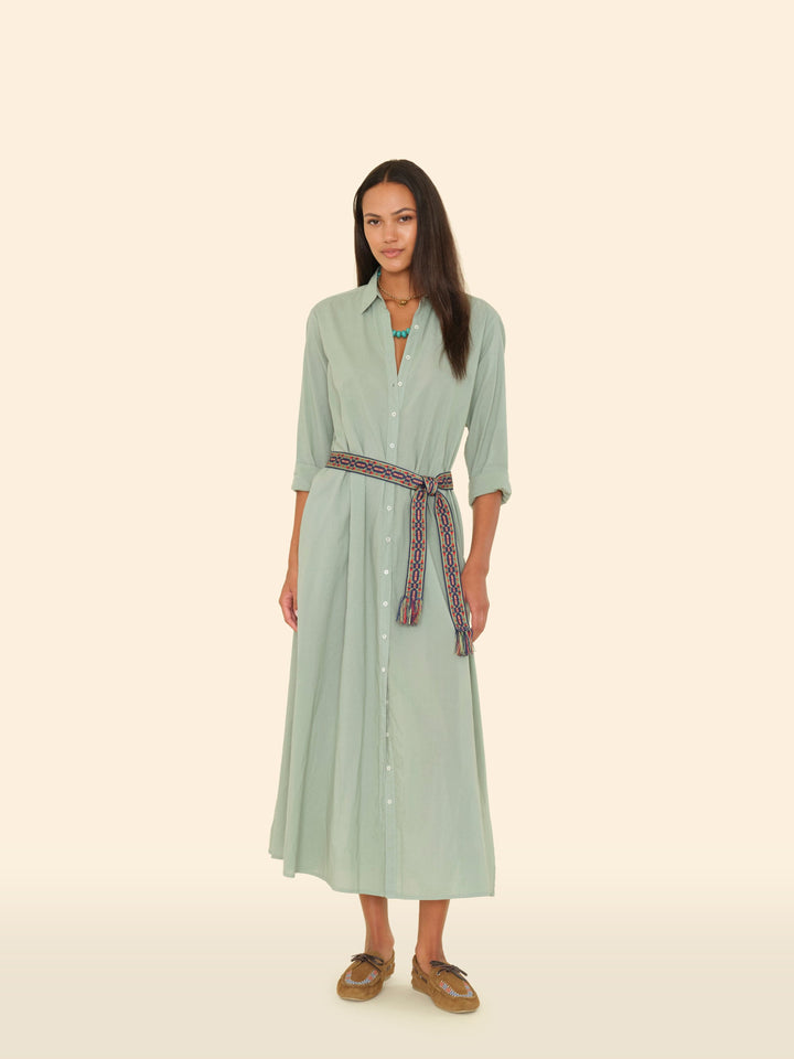 X2505 Dress Sage Leaf Boden Dress Sage Leaf Boden Dress