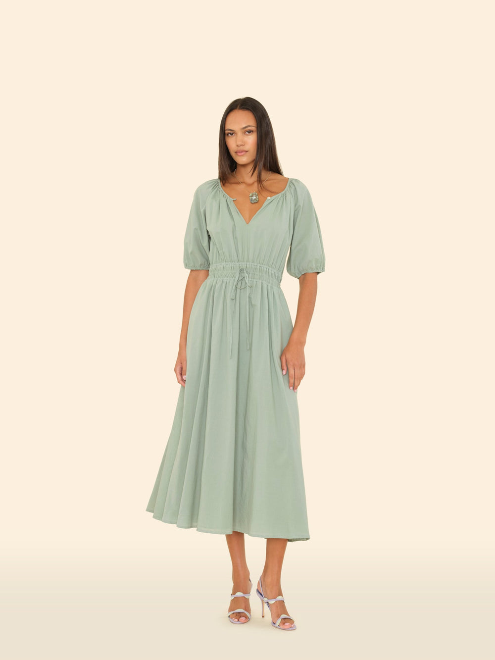 X2505 Dress Sage Leaf Emeline Dress Sage Leaf Emeline Dress