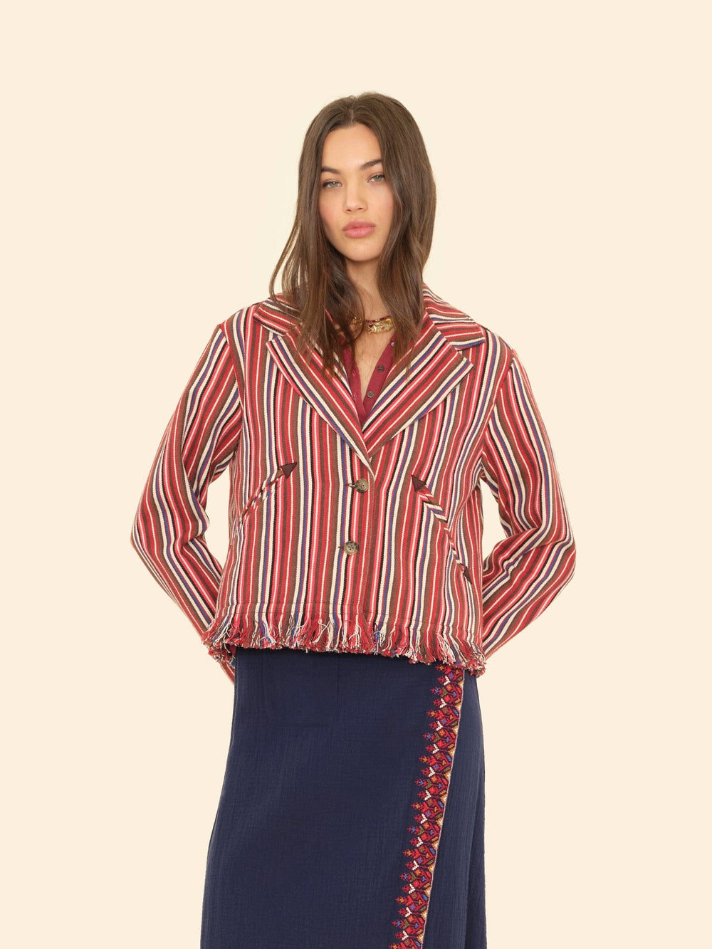 X2505 Jacket Onyx Stripe Garett Jacket Onyx Stripe Garett Jacket