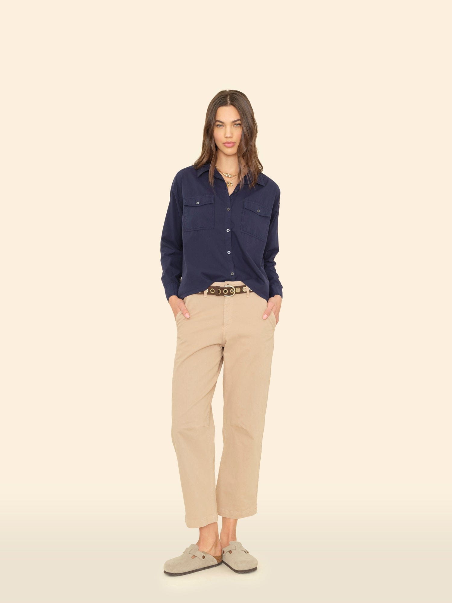 パンツ CALEE T/C TWILL CHIN PANTS Regular Fit Twill Chinos - GANT
