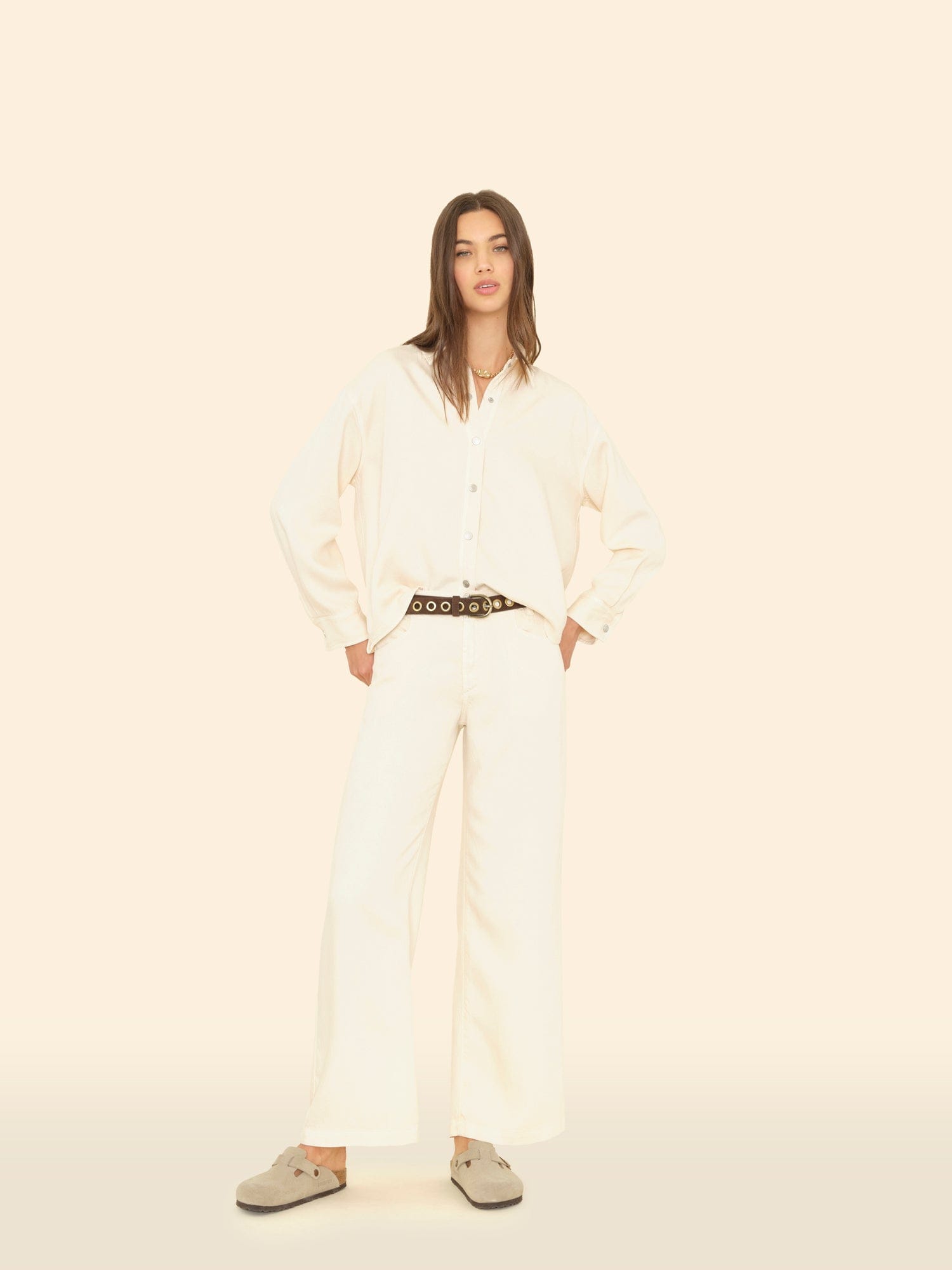 Ecru Nixon Denim Pant