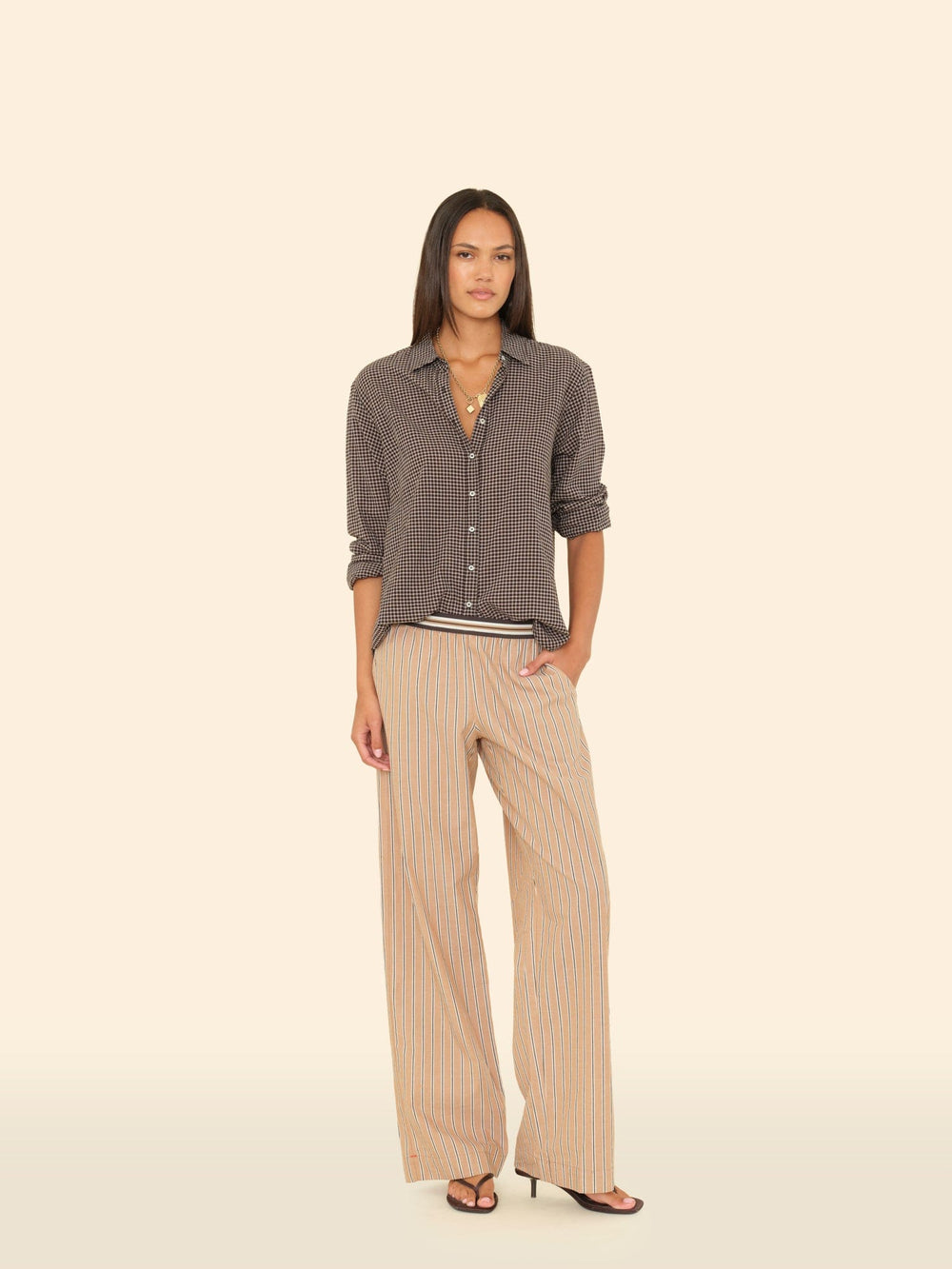 X2505 Pant Toffee Stripe Alto Pant Toffee Stripe Alto Pant