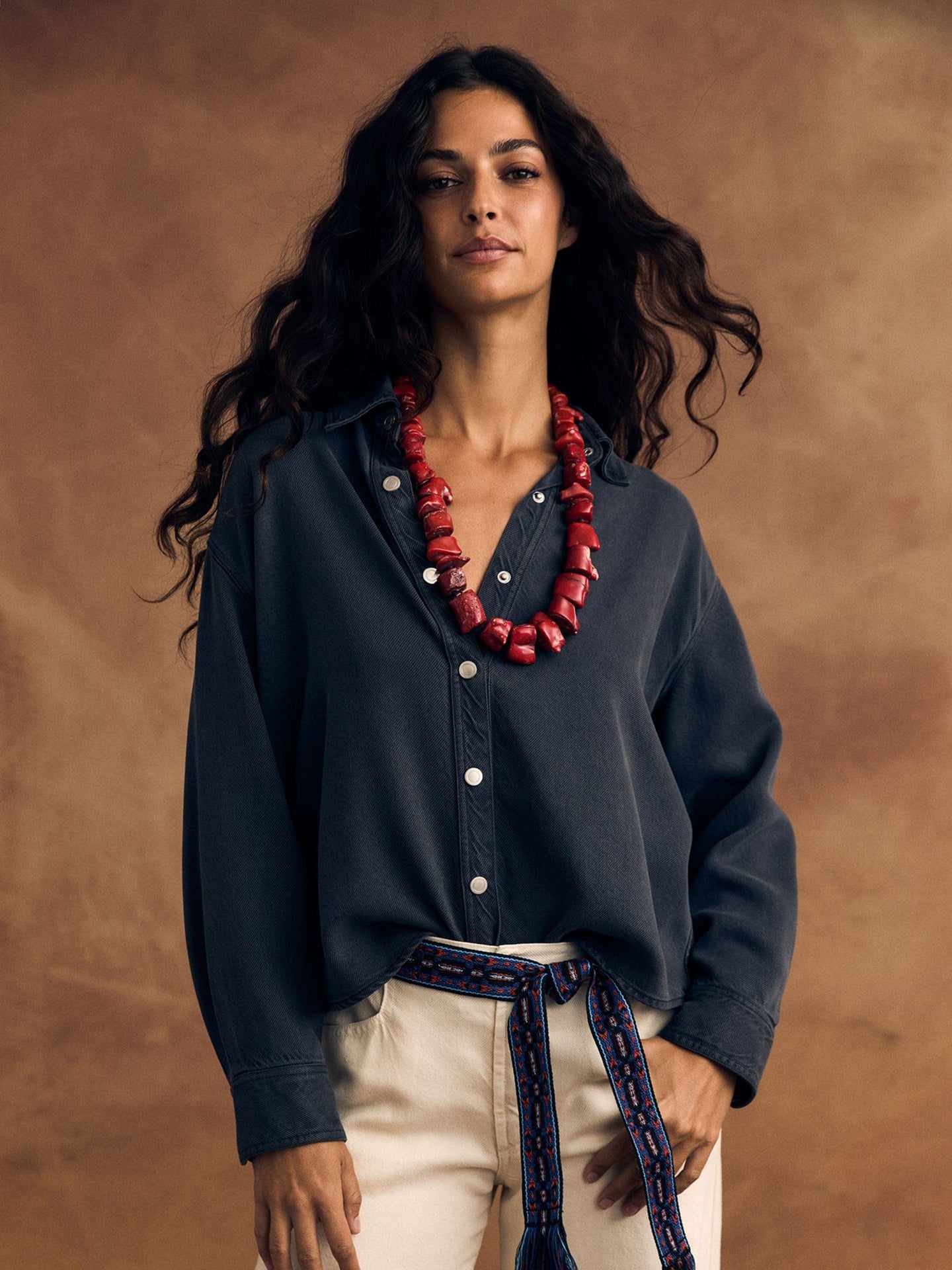 X2505 Shirt Almost Black Gia Denim Shirt Almost Black Gia Denim Shirt