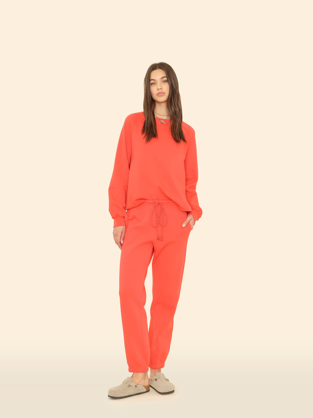 X2505 Sweatpant All Star Red Hemming Sweatpant All Star Red Hemming Sweatpant