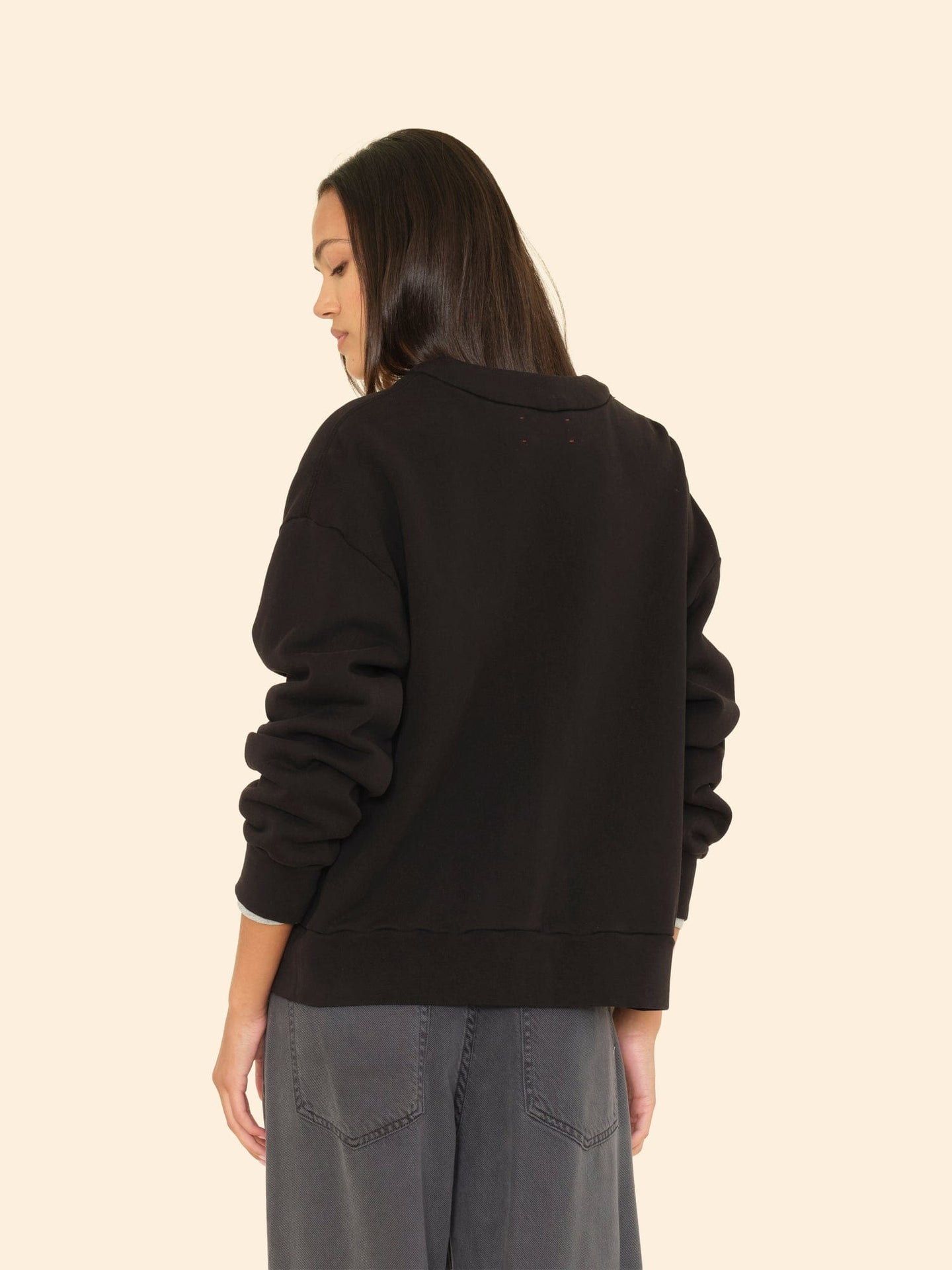 X2505 Sweatshirt Black Benny Cardigan Black Benny Cardigan