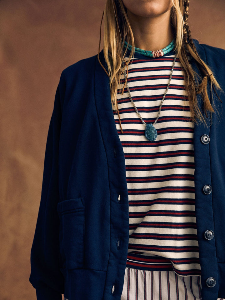 X2505 Sweatshirt Navy Benny Cardigan Navy Benny Cardigan