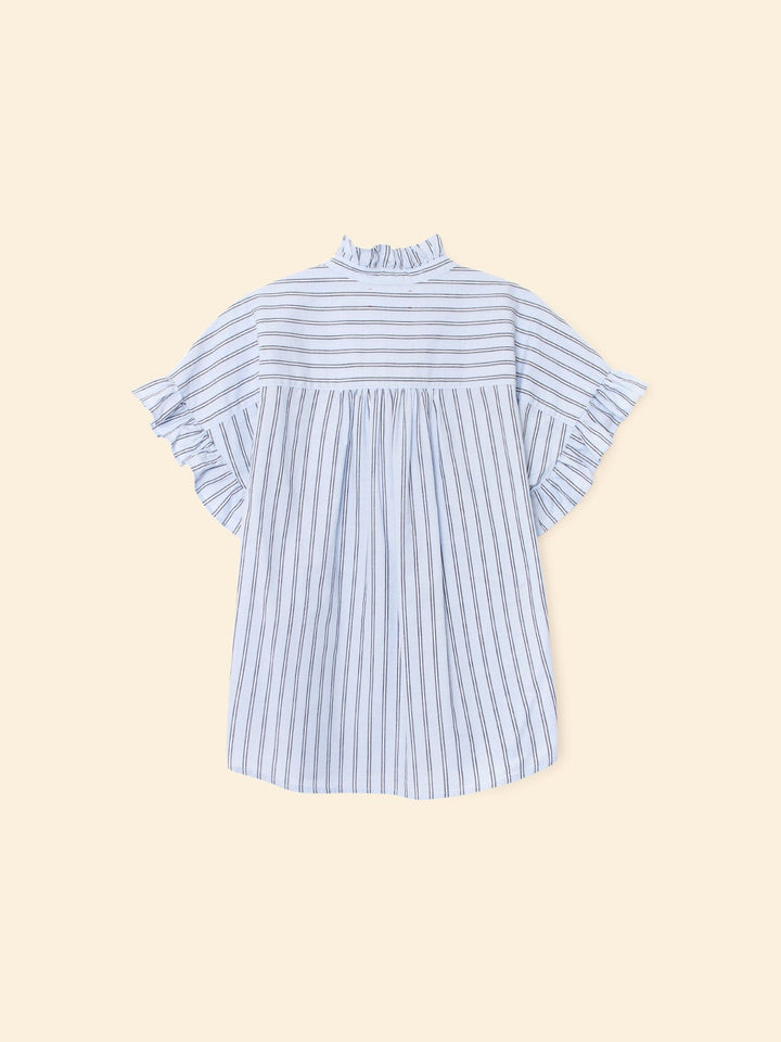 X2505 Top Cascade Stripe Brie Top Cascade Stripe Brie Top