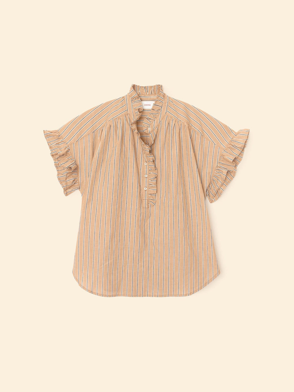 X2505 Top Toffee Stripe Brie Top Toffee Stripe Brie Top
