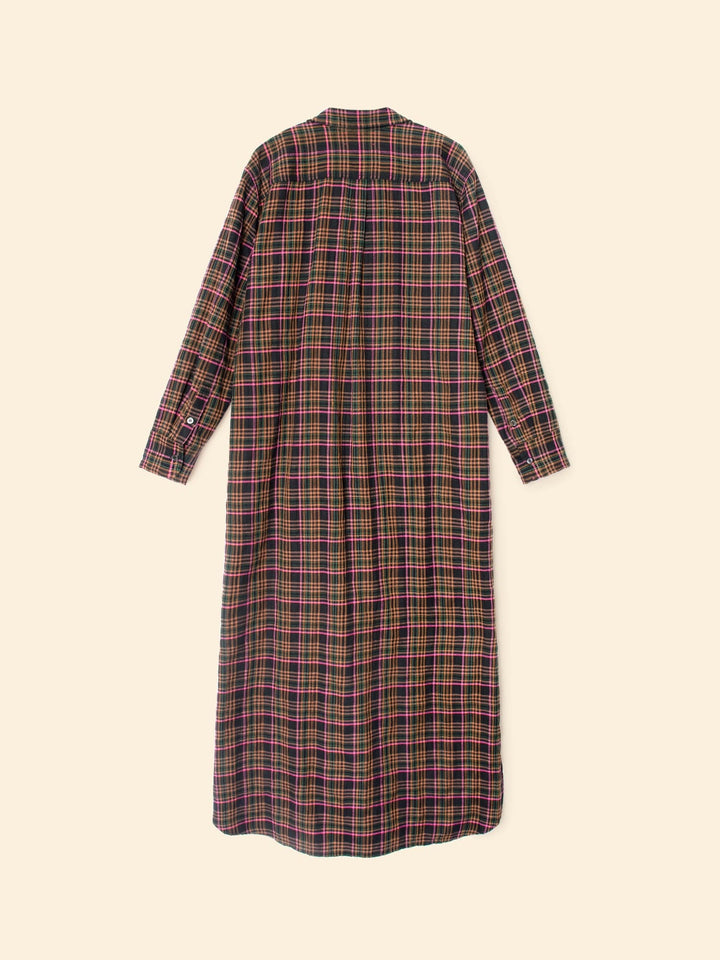 X2506 Dress Espresso Plaid Natalie Dress Espresso Plaid Natalie Dress