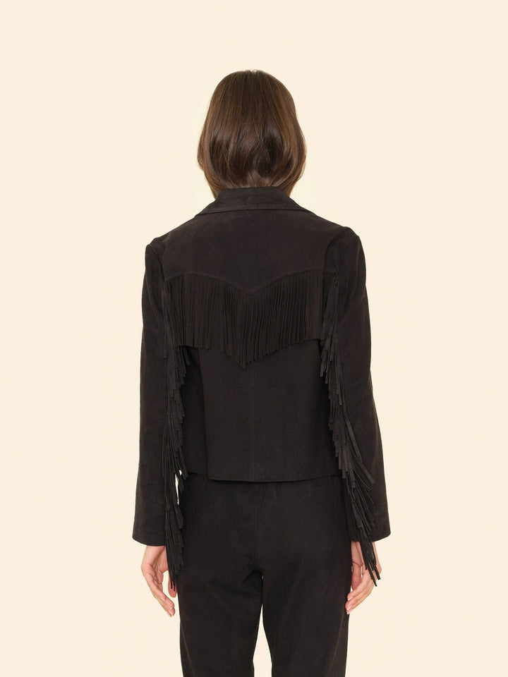 X2506 Jacket Black Bronco Suede Jacket Black Bronco Suede Jacket