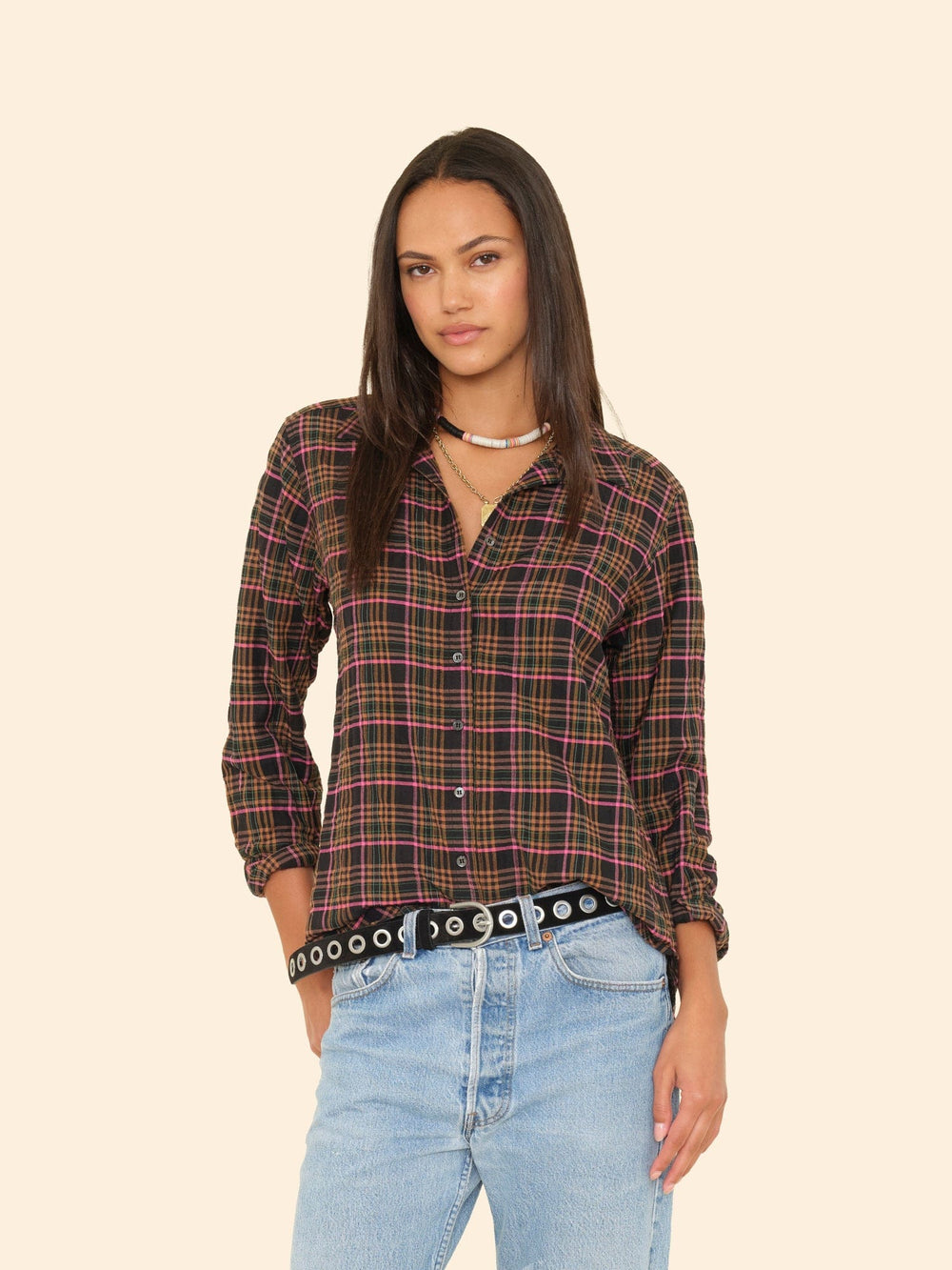 X2506 Shirt Espresso Plaid Scout Shirt Espresso Plaid Scout Shirt