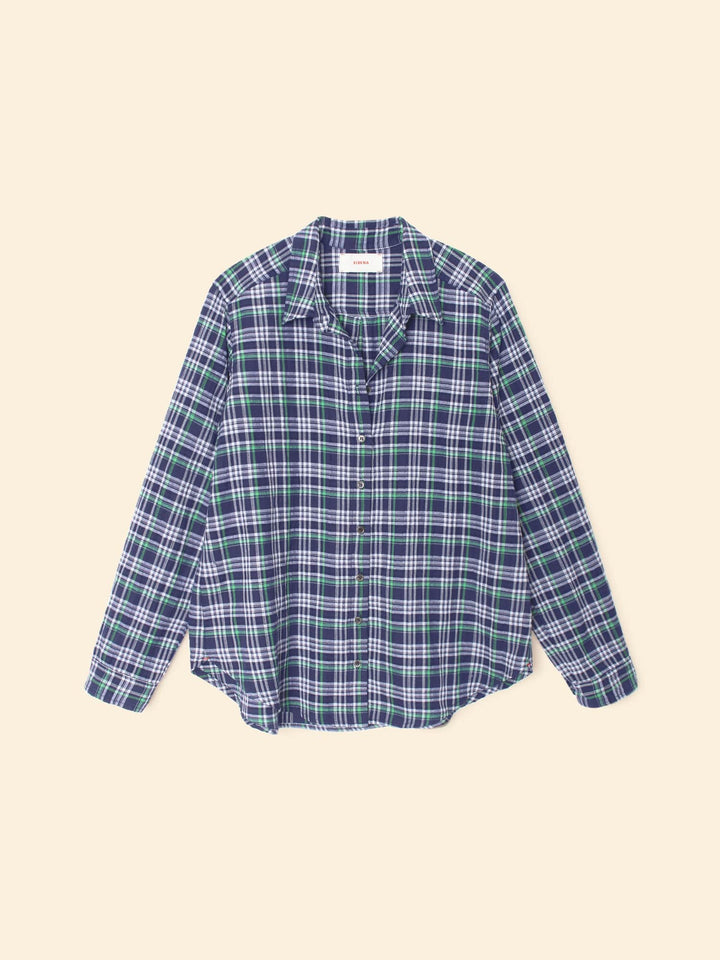 X2506 Shirt Forest Blue Plaid Scout Shirt Forest Blue Plaid Scout Shirt