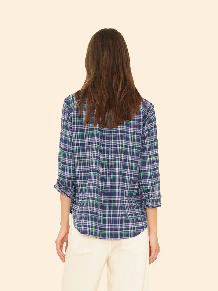 X2506 Shirt Forest Blue Plaid Scout Shirt Forest Blue Plaid Scout Shirt