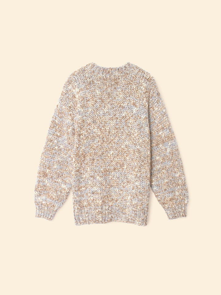 X2506 Sweater Light Blue Melange Marvin Sweater Light Blue Melange Marvin Sweater