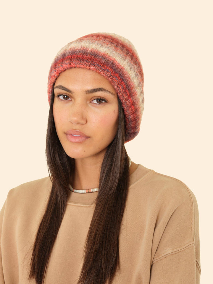 X2507 Hat One Size / Sienna Ombre Sienna Ombre Reice Beanie X0OMS001-OS-SNOM Sienna Ombre Reice Beanie