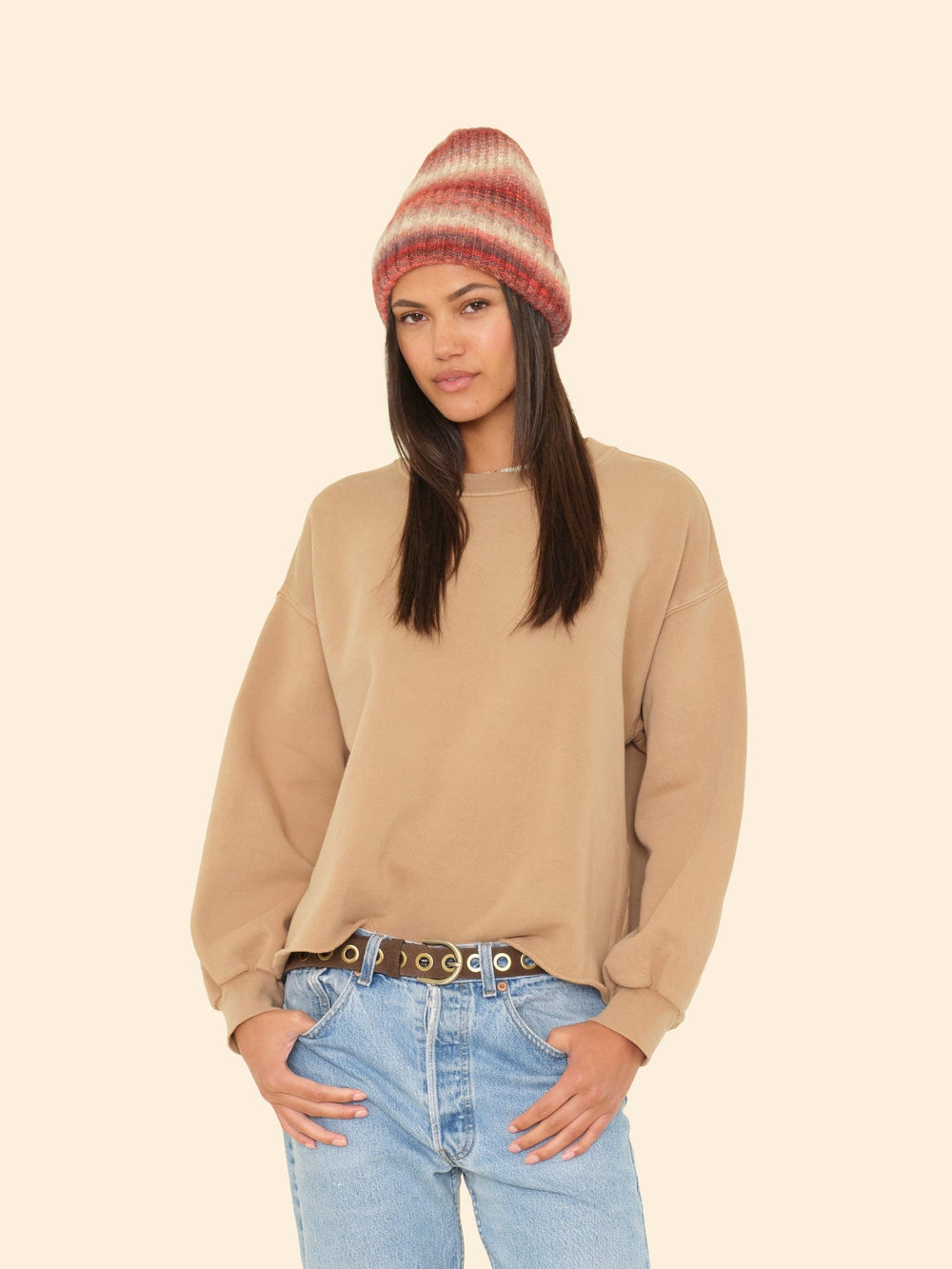 X2507 Hat One Size / Sienna Ombre Sienna Ombre Reice Beanie X0OMS001-OS-SNOM Sienna Ombre Reice Beanie