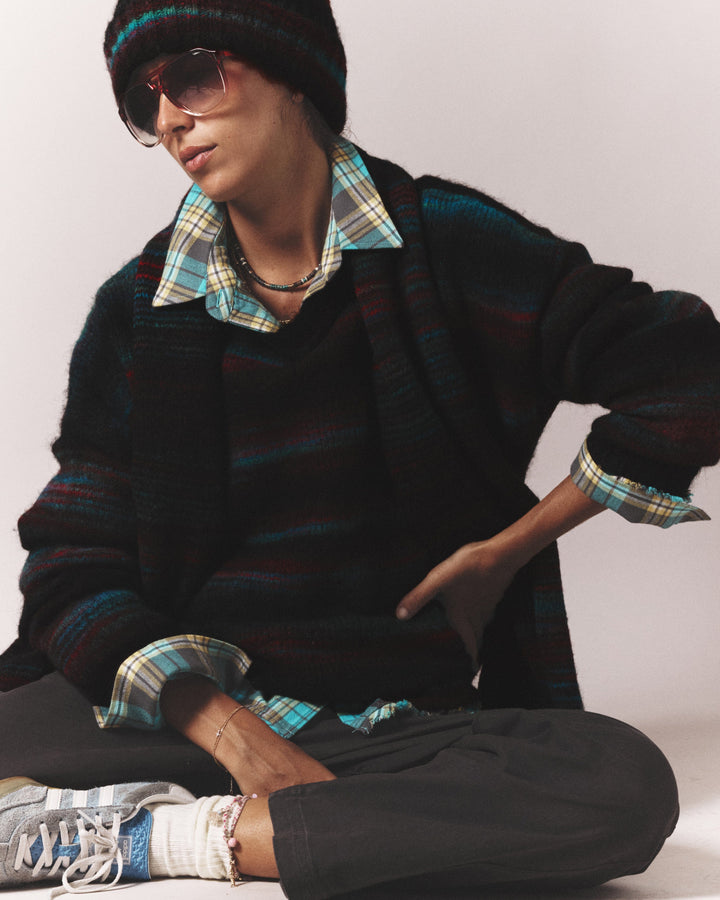 X2507 Scarf One Size / Black Ombre Black Ombre Fonda Scarf X0OMS000-OS-BKOM Black Ombre Fonda Scarf