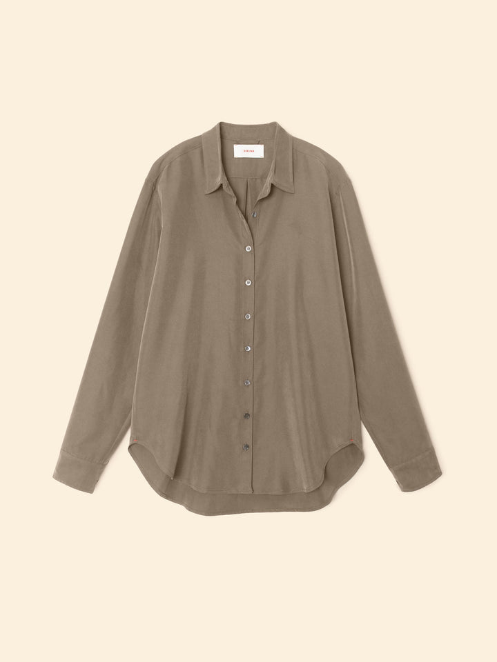 X2507 Shirt Dusty Army Beau Modal Shirt Dusty Army Beau Modal Shirt