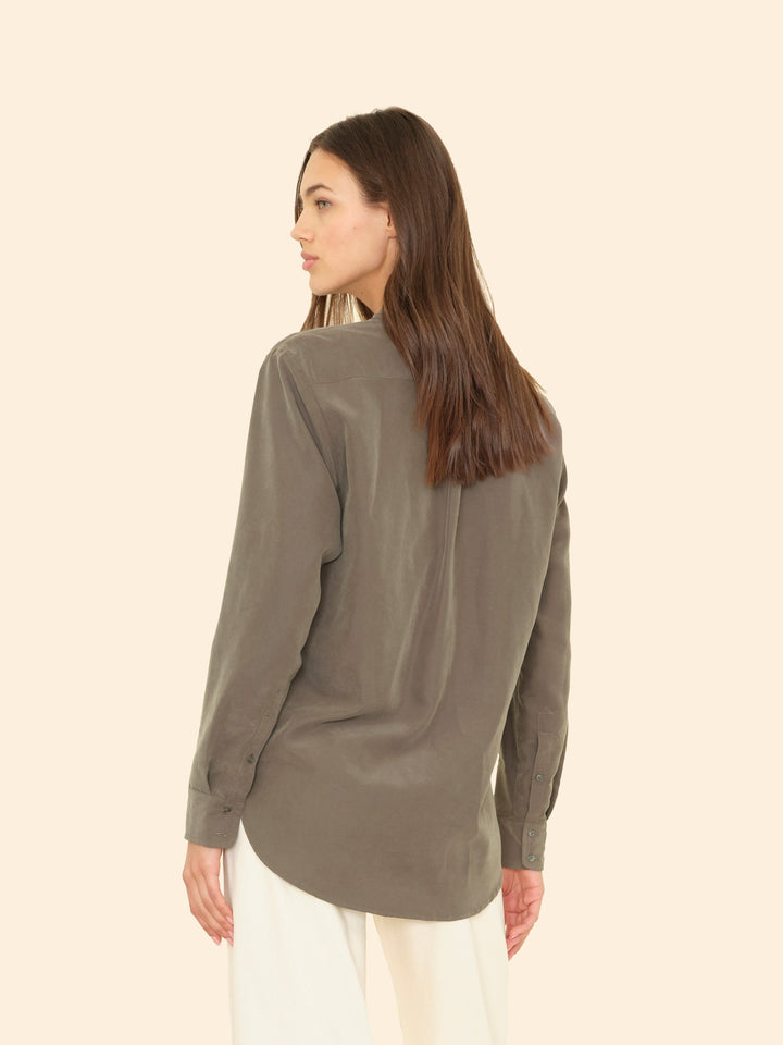 X2507 Shirt Dusty Army Beau Modal Shirt Dusty Army Beau Modal Shirt