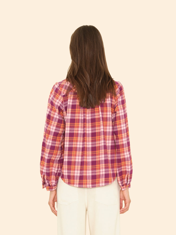 X2507 Shirt Pink Orange Plaid Nicholson Shirt Pink Orange Plaid Nicholson Shirt