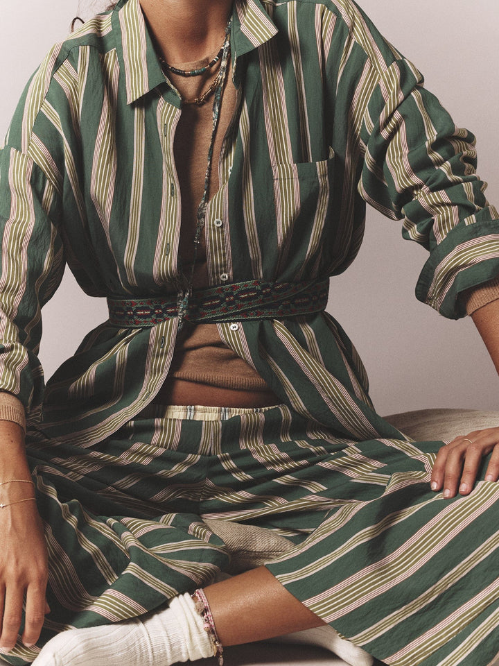 X2507 Shirt Spruce Stripe Jordy Shirt Spruce Stripe Jordy Shirt