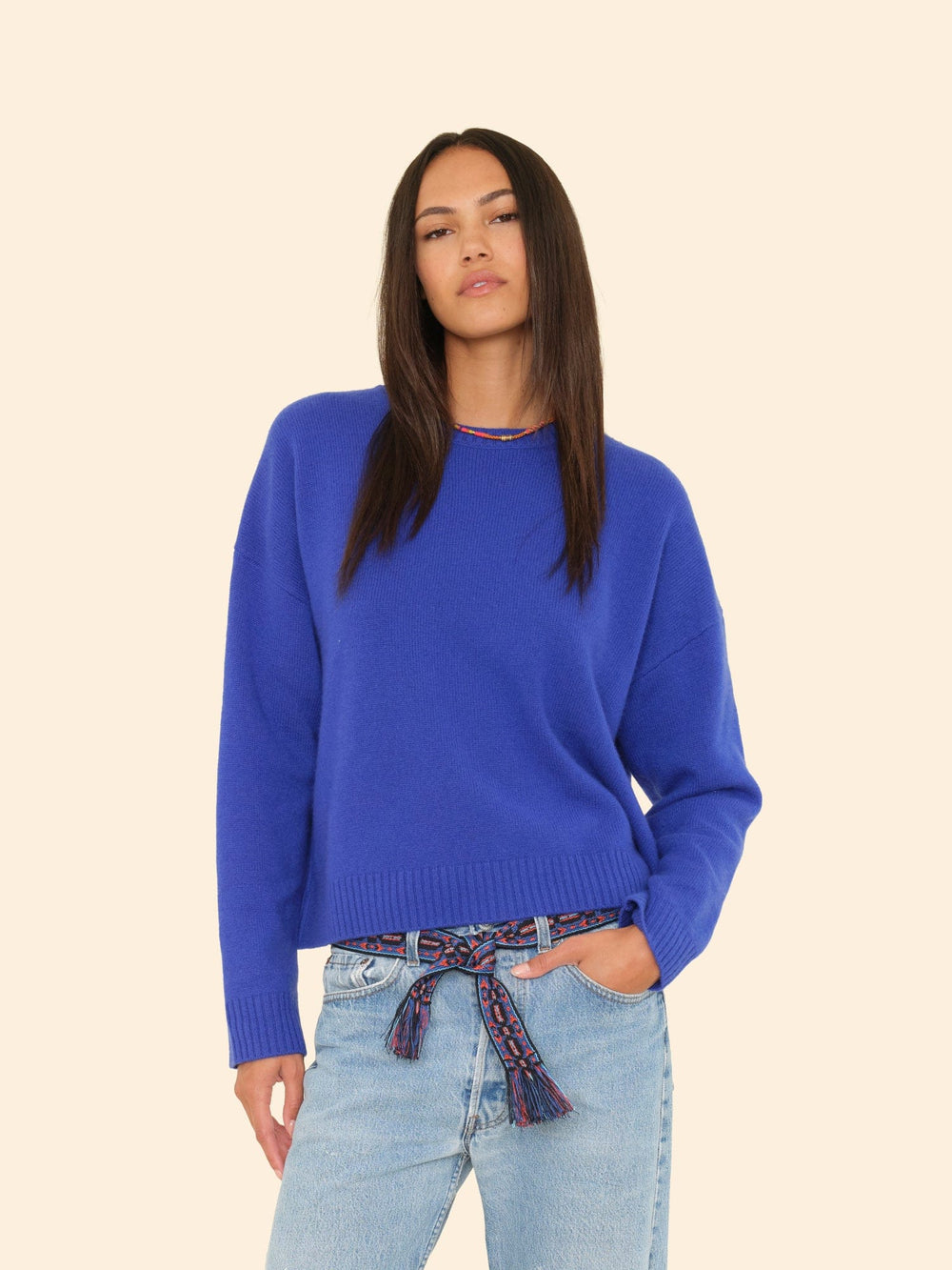 X2507 Sweater Bright Cobalt Lela Sweater Bright Cobalt Lela Sweater