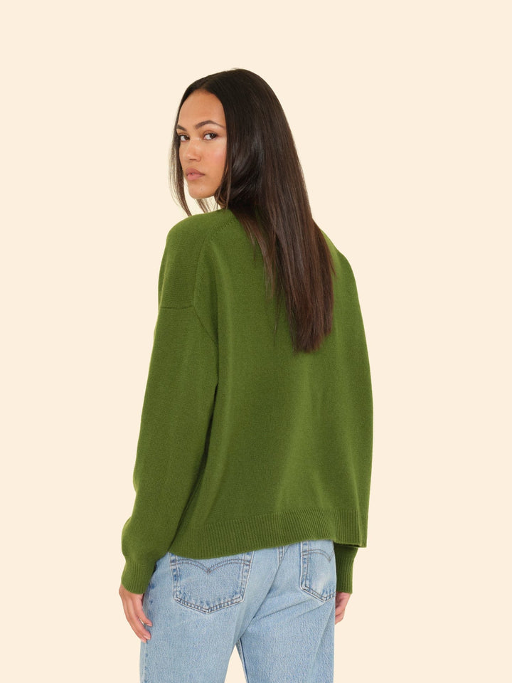 X2507 Sweater Herb Green Jodie Sweater Herb Green Jodie Sweater