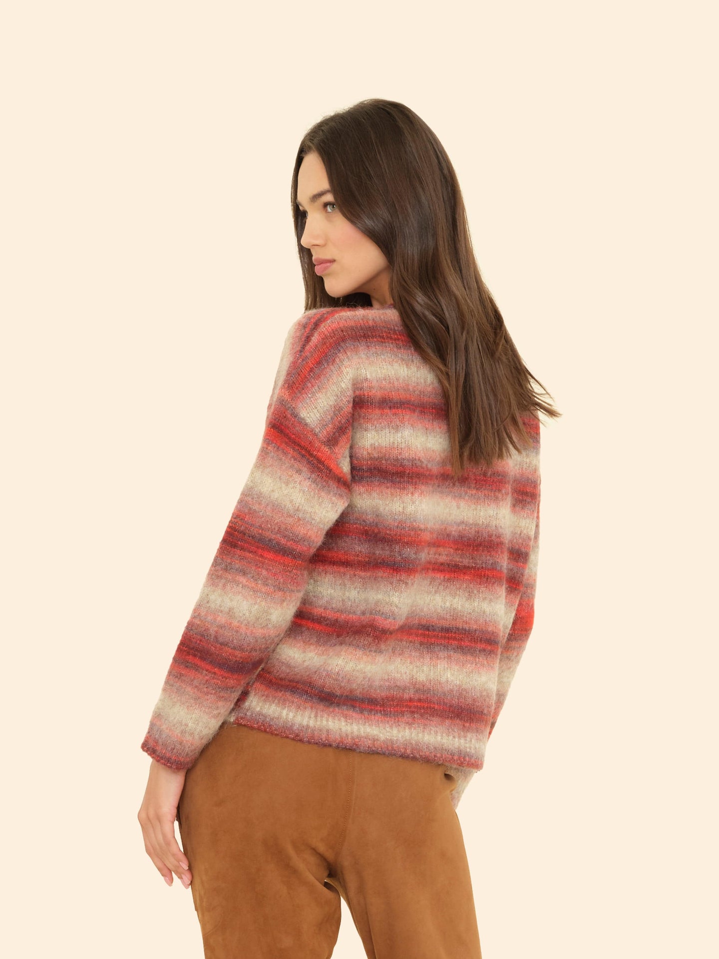 X2507 Sweater Sienna Ombre Anders Sweater Sienna Ombre Anders Sweater