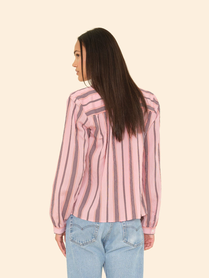 X2507 Top Blush Stripe Sabina Top Blush Stripe Sabina Top