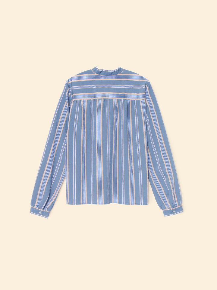 X2507 Top Navy Blue Stripe Sabina Top Navy Blue Stripe Sabina Top
