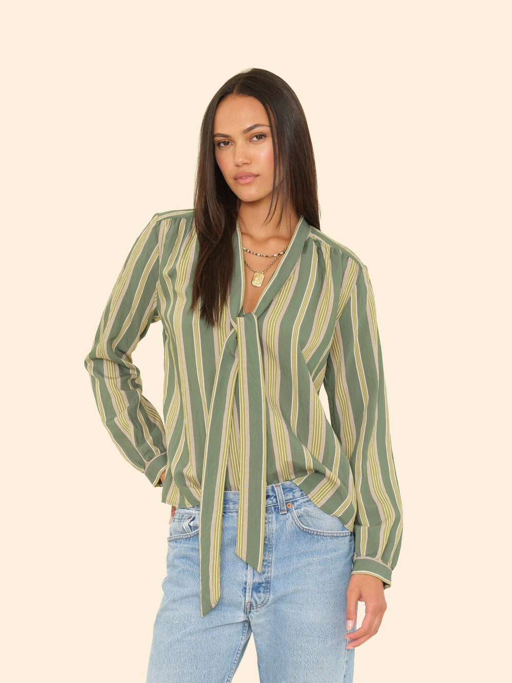 X2507 Top Spruce Stripe Sabina Top Spruce Stripe Sabina Top