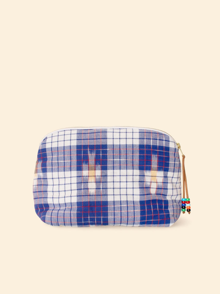 X2508 Accessory One Size / Lapis Check Lapis Check Ellie Pouch X0YDP046-OS-LPCK Lapis Check Ellie Pouch