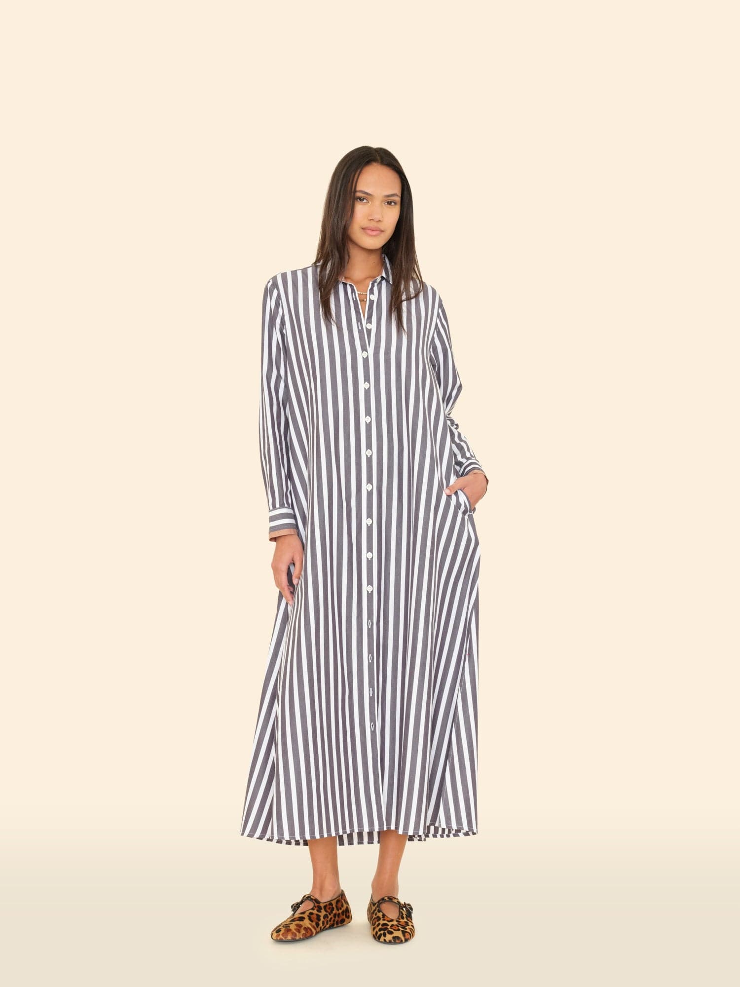 Boden Dress Xs / Ink Stripe